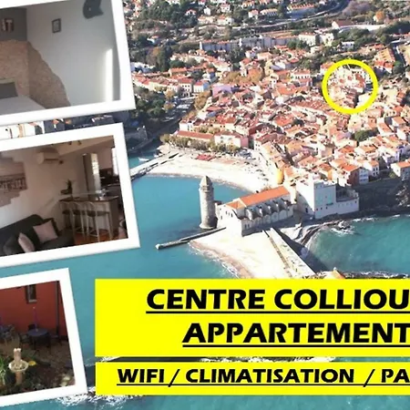 Appartement Centre Collioure Clim Patio Wifi Exterior photo